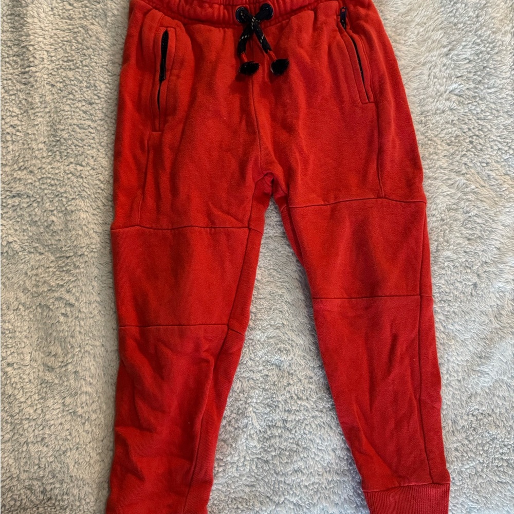 Red Kids Jogger Pants
